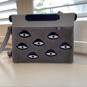 Min & Mon Vali All Over Eyes Crossbody Handbag NWT